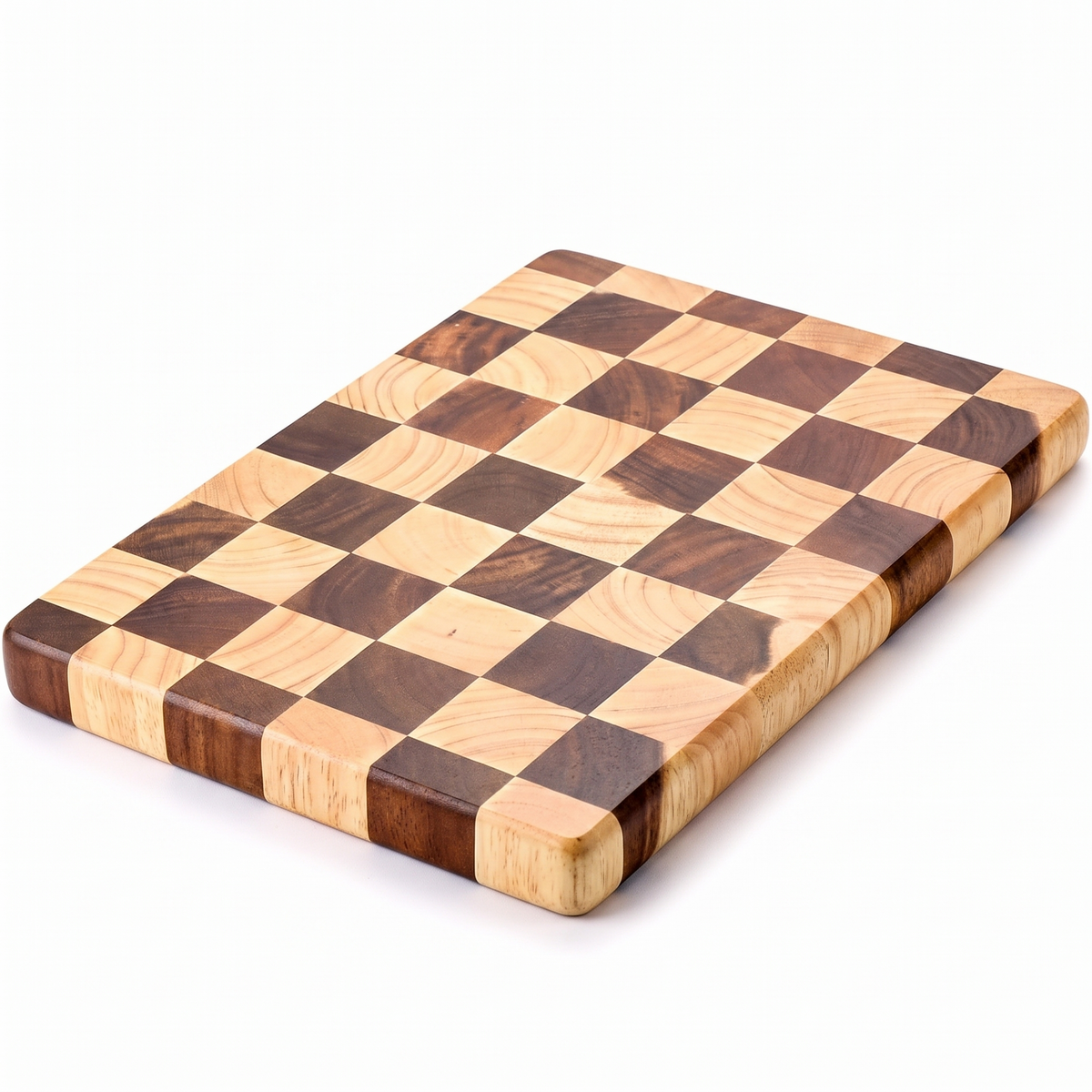 Eslov chopping board lying flat, showing the 2.8cm edge