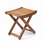 Interlaken folding bamboo stool