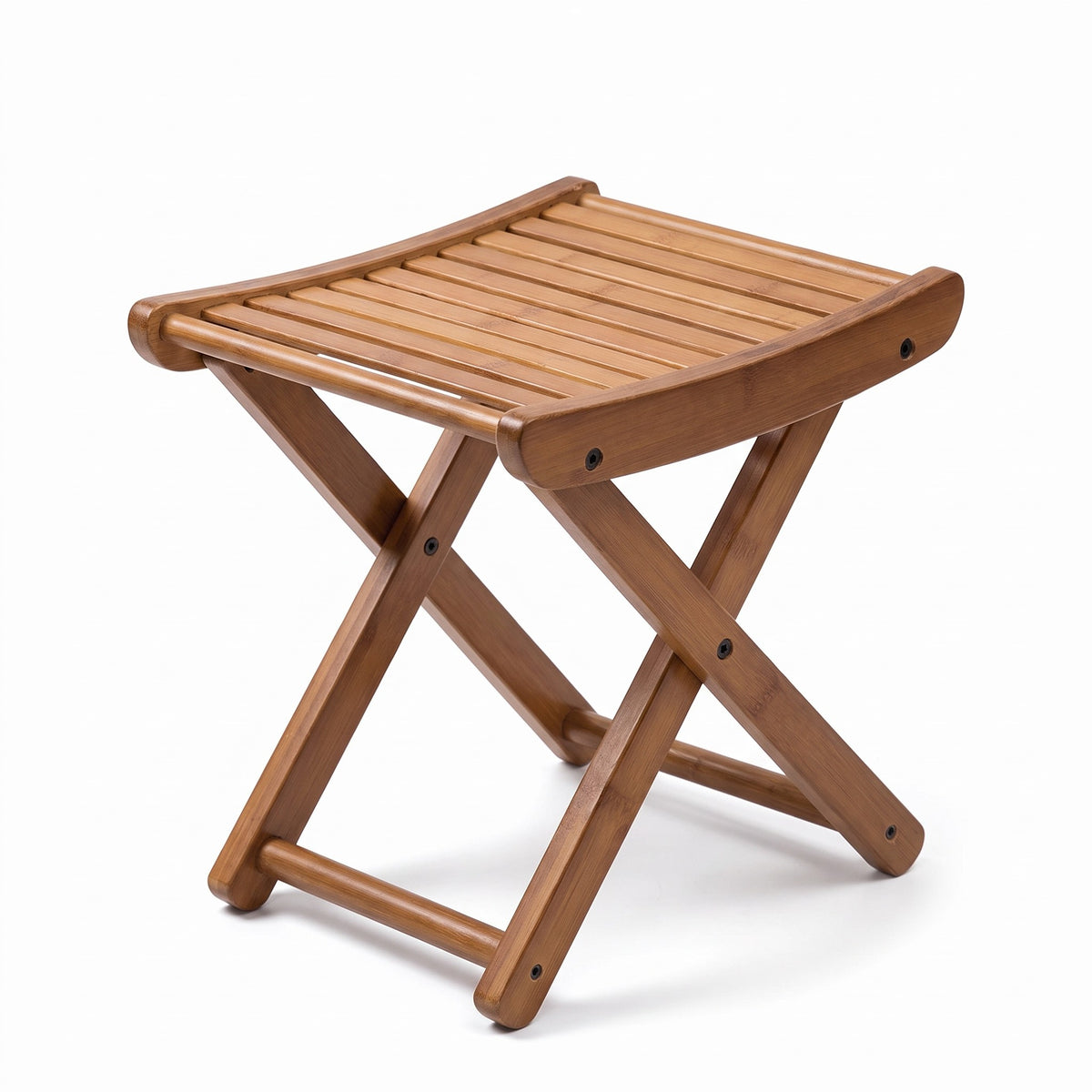 Interlaken folding bamboo stool