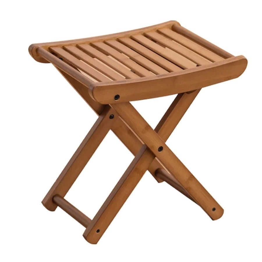 Interlaken folding bamboo stool, product photo