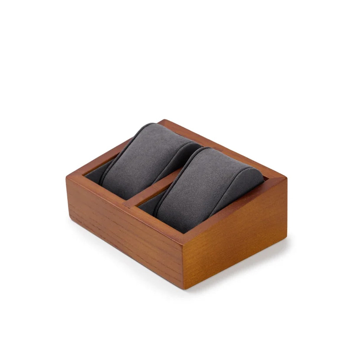 Karlshamn wooden watch box, Double, Grey
