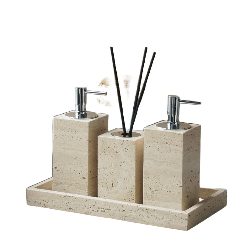 Travertine bathroom pieces, Malvern
