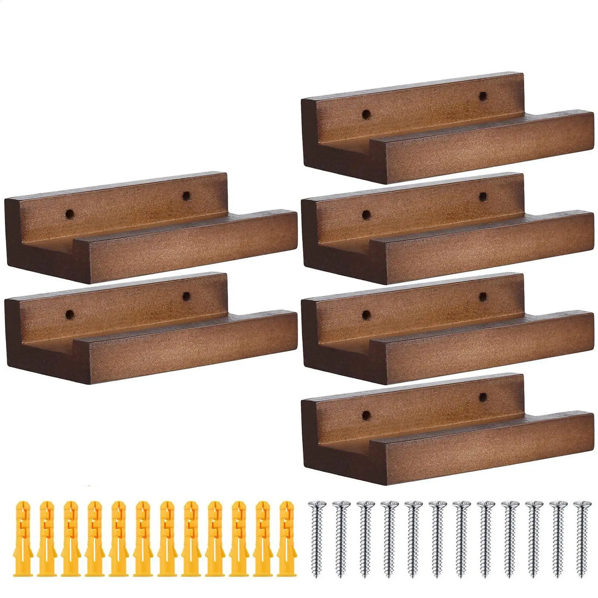 Husavik Wall Record Ledges, Set of 6, technical drawing