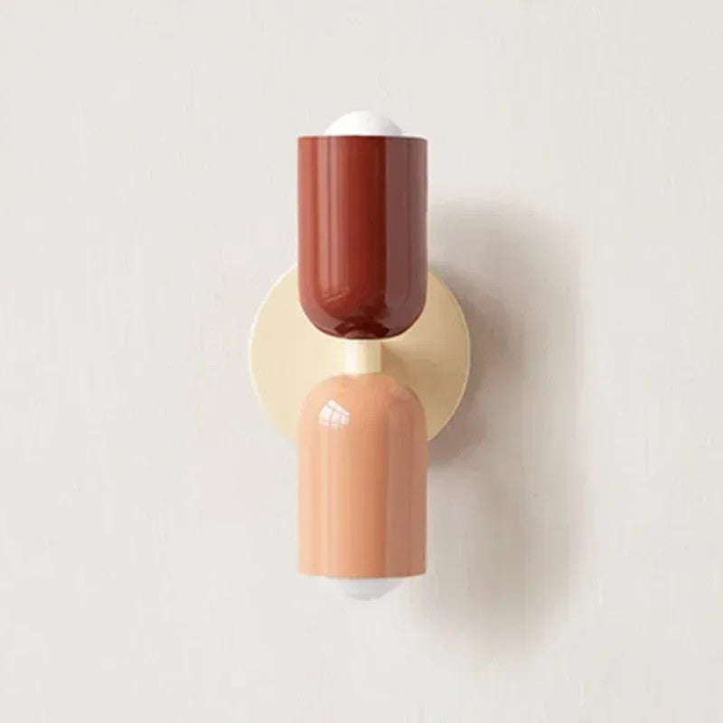 Thun rust and blush wall light, product photo