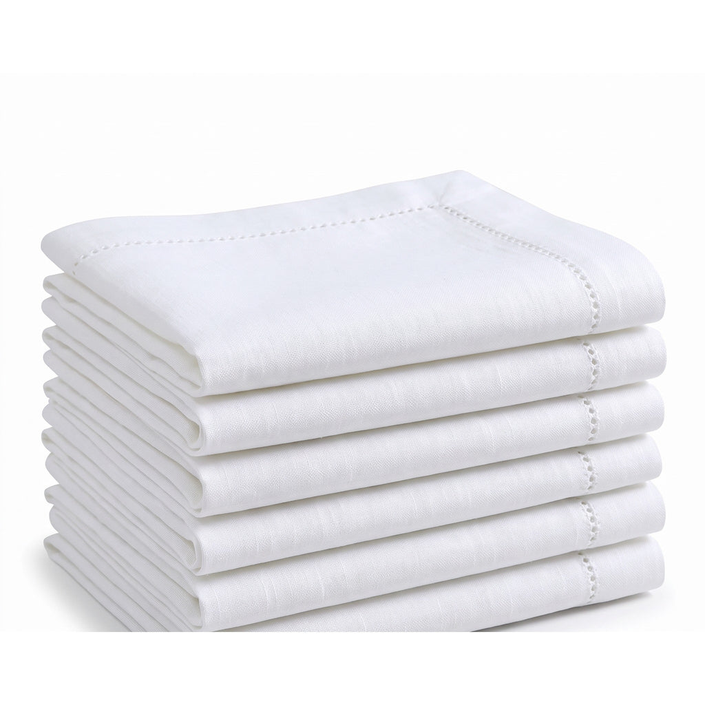 Ulricehamn Hemstitched Linen Napkins, Set of 6, view 3