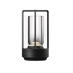 Zermatt cordless lantern lamp in black, product photo