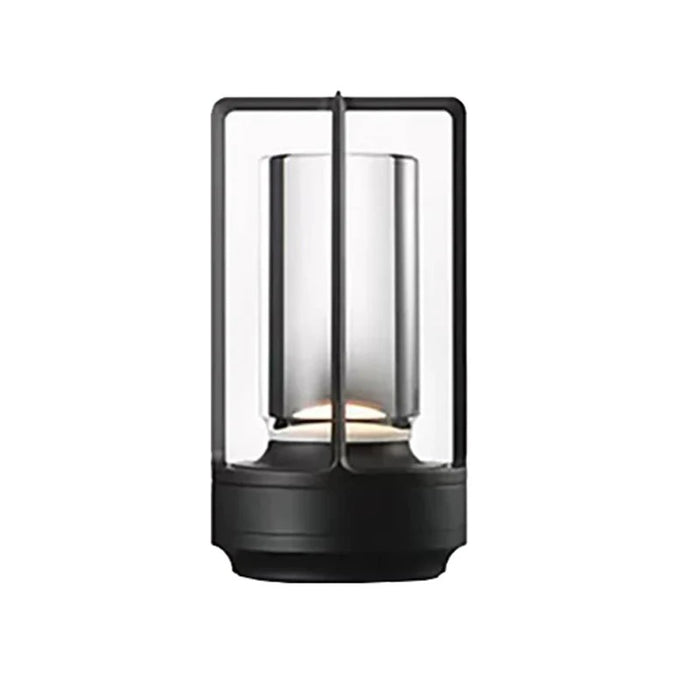 Zermatt cordless lantern lamp in black, product photo